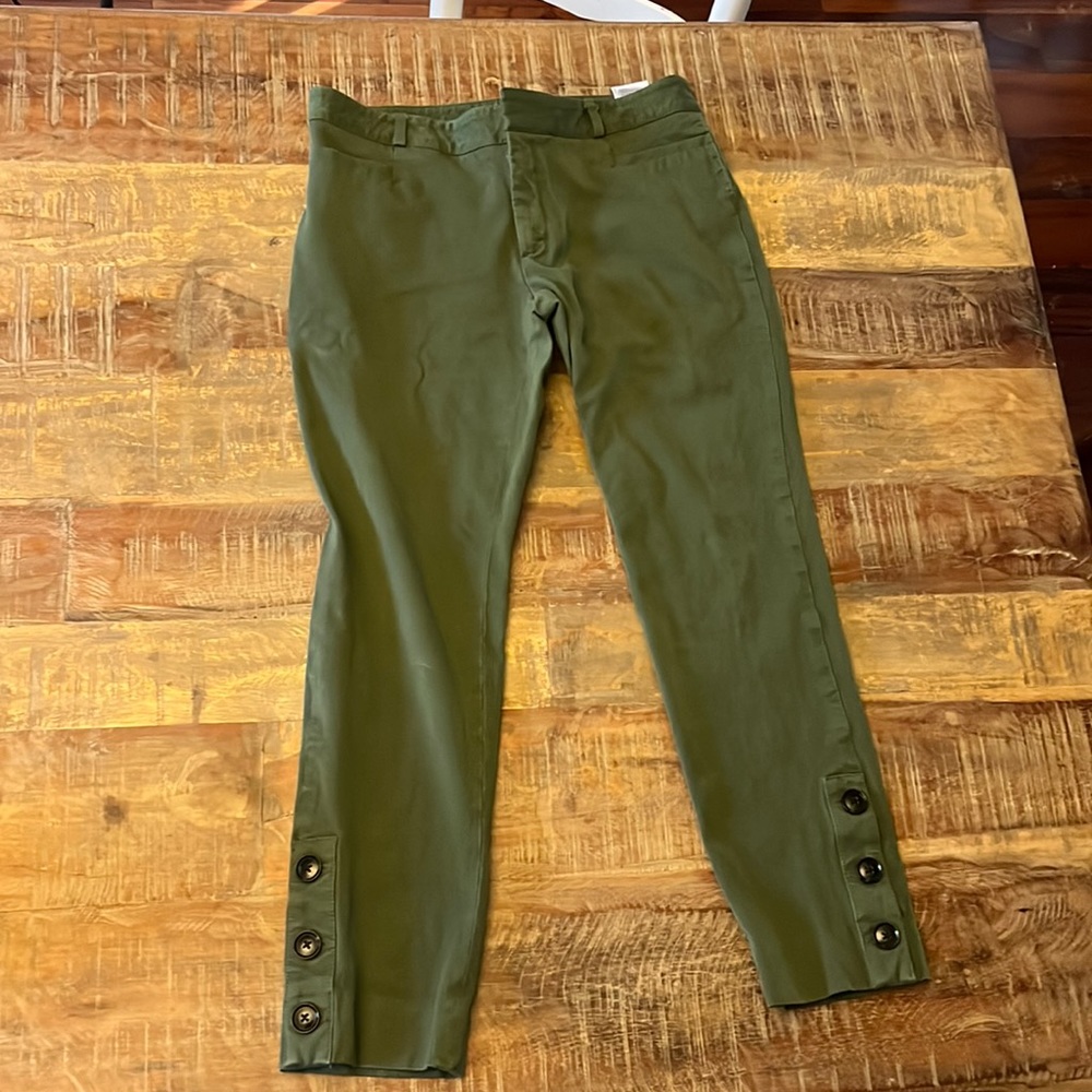 Banana Republic skinny fit olive green pants